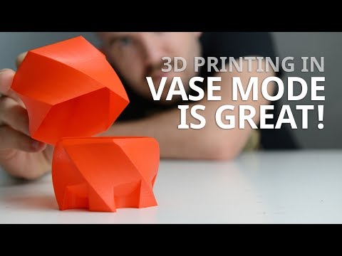 3D printer vase mode