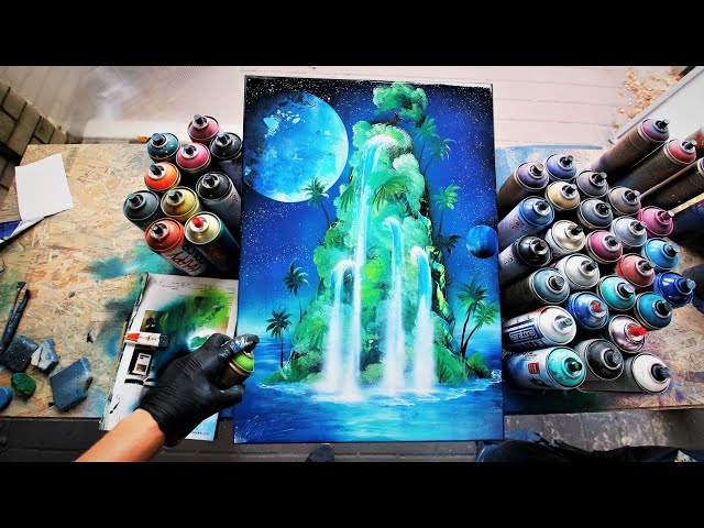 Spray painting 3d prints