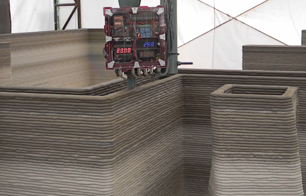 3D printers for construction