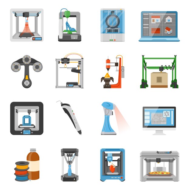 3D printing icons