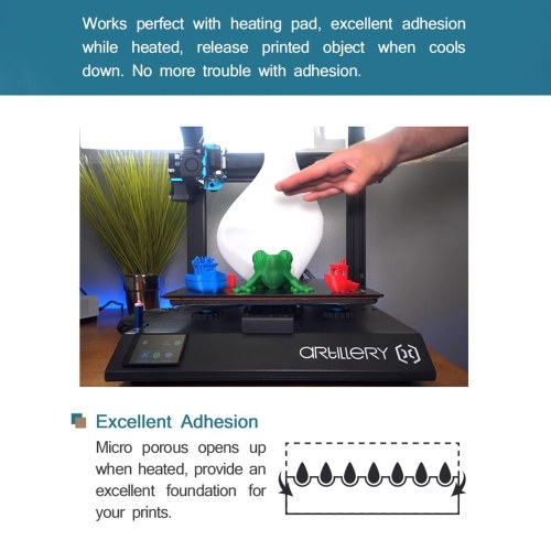 3D print glass bed adhesion