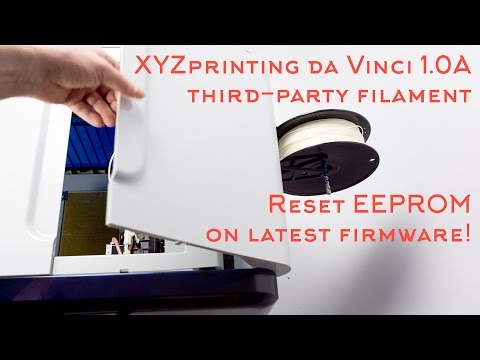 Xyz 3d printer da vinci mini filament