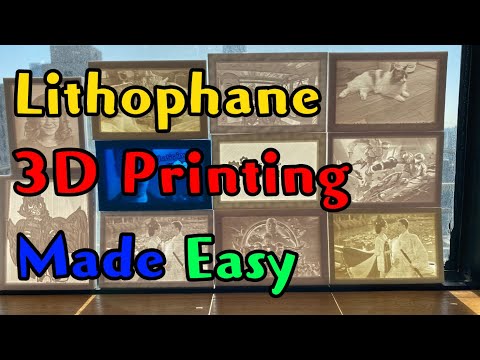 Lithophane 3d print cura