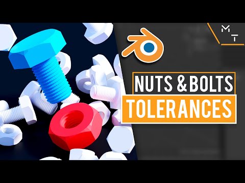 3D printing nuts and bolts