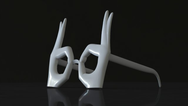 3D print glasses frame