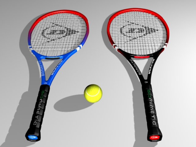 3D printed tennis racket