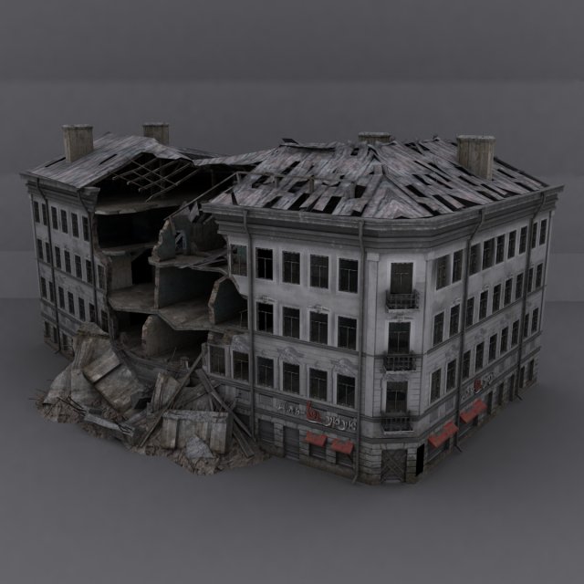 3D printed model buildings