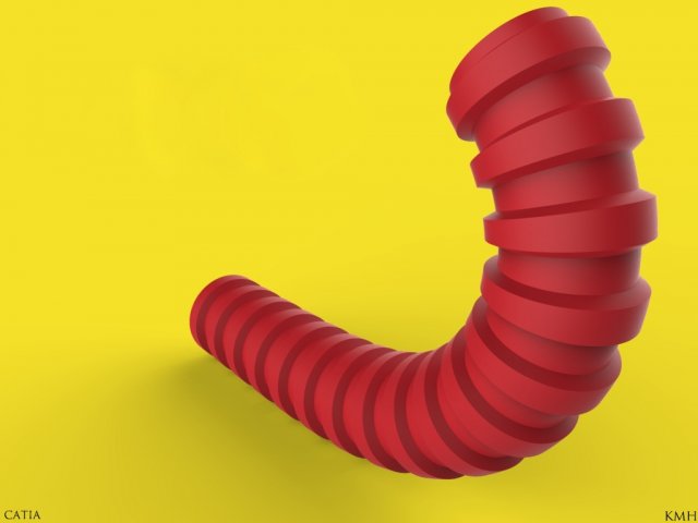 Flexible 3d print