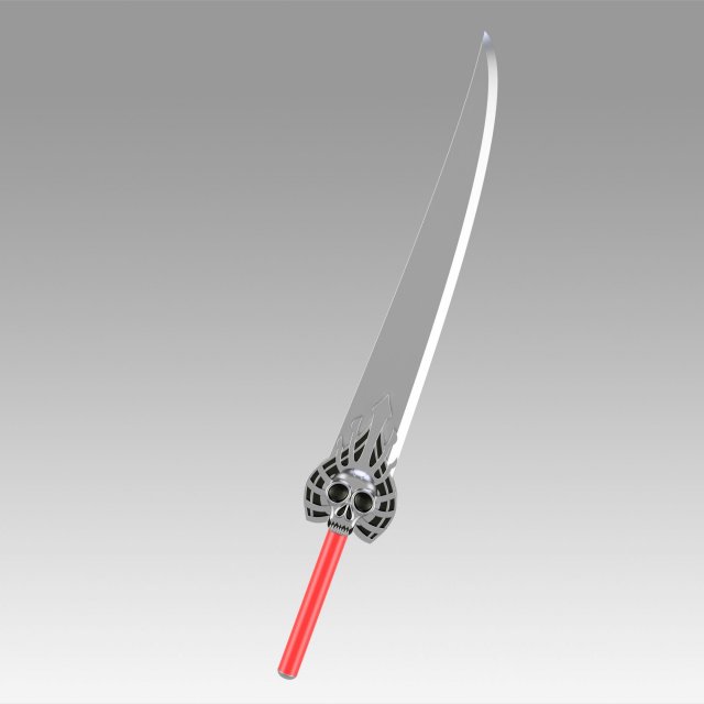 3D printed sword model