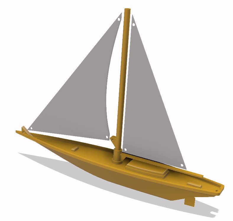 3D print sailboat
