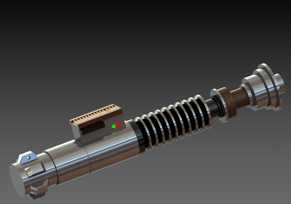 Luke skywalker lightsaber 3d print