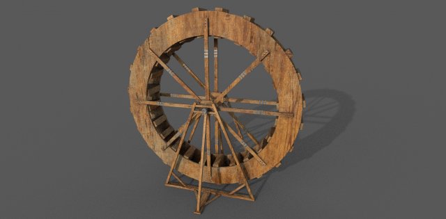 3D printed water wheel