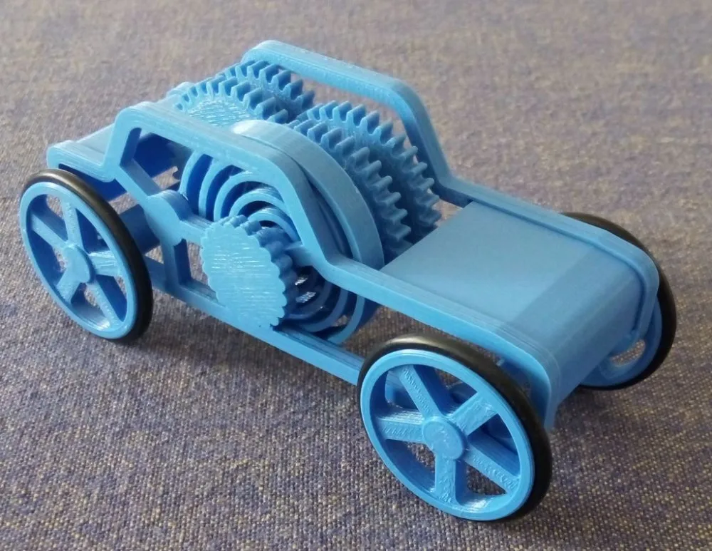 3D printed robot car