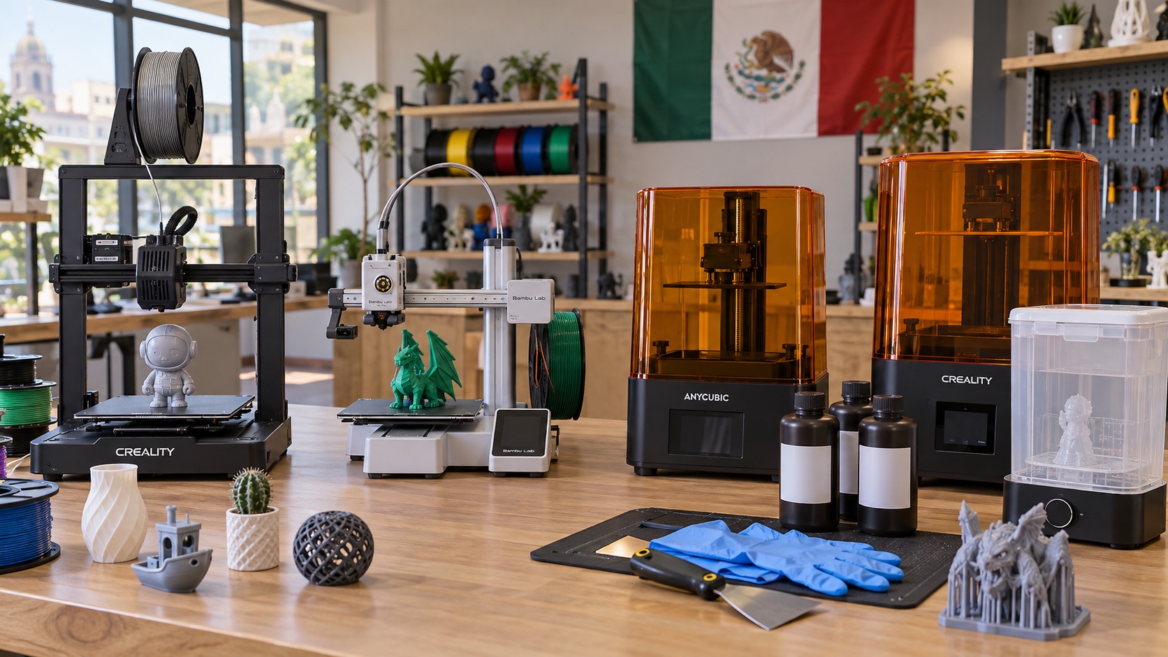 Comparación de impresoras 3D y consumibles para calcular el costo inicial